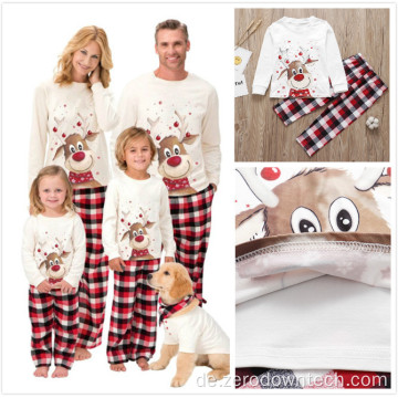 Familie Weihnachtspyjama Eisbär